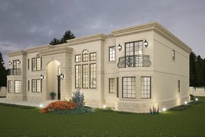 Classical Exterior - Front Elevation Plan #1066-29