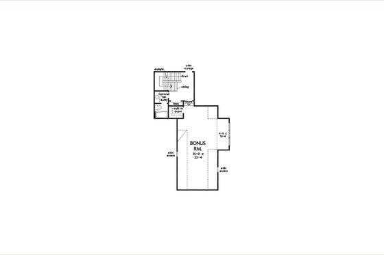 Floor Plan - Other Floor for Farmhouse House Plan #929-1172 - 5 bed, 4 bath