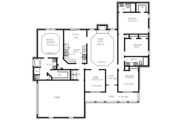 Southern Style House Plan - 4 Beds 3 Baths 2156 Sq/Ft Plan #69-150 