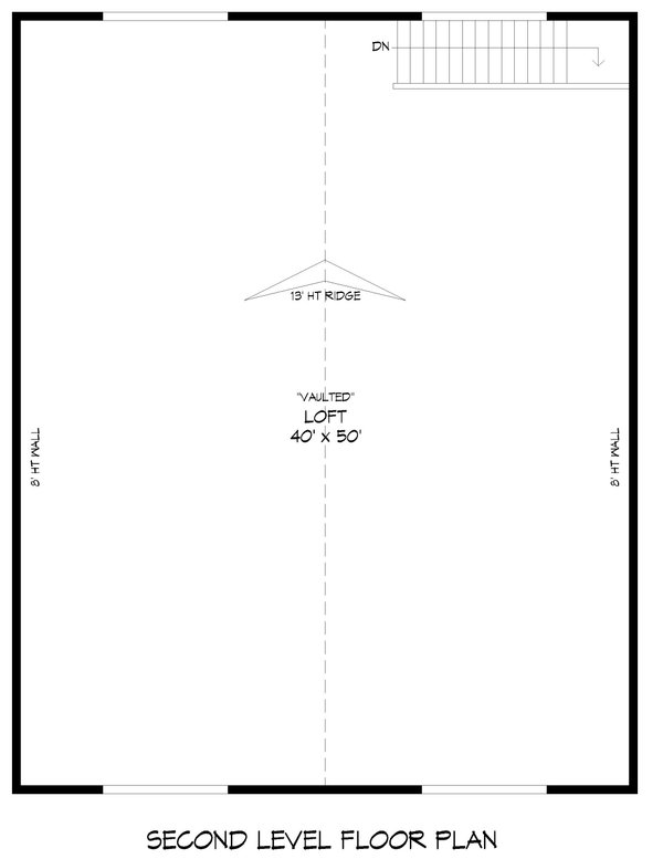 House Blueprint - Traditional Floor Plan - Upper Floor Plan #932-451