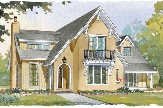 Photo 2 for European House Plan #901-1 - 4 bed, 3.5 bath