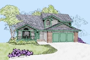 Traditional Exterior - Front Elevation Plan #60-462