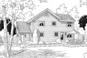 Traditional Style House Plan - 3 Beds 2.5 Baths 1785 Sq/Ft Plan #312-453 