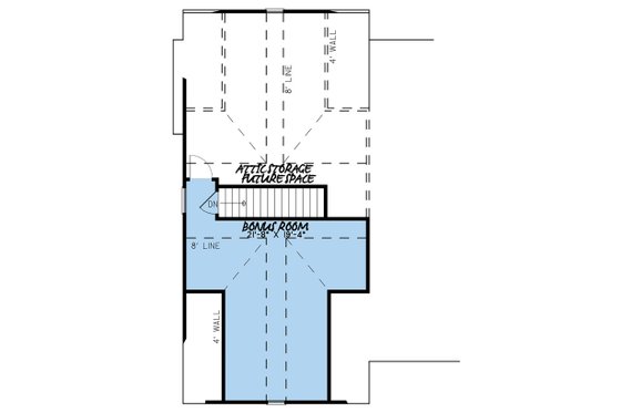 Floor Plan - Upper Floor for Country House Plan #923-129 - 3 bed, 2.5 bath
