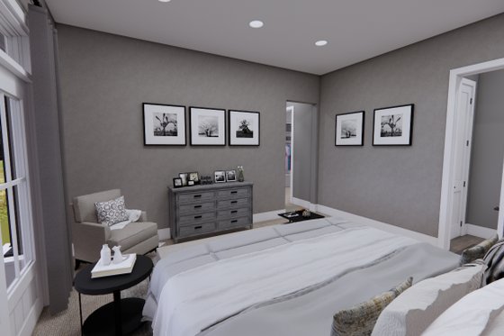 Interior - Master Bedroom 1 for Farmhouse House Plan #51-1247 - 4 bed, 5 bath