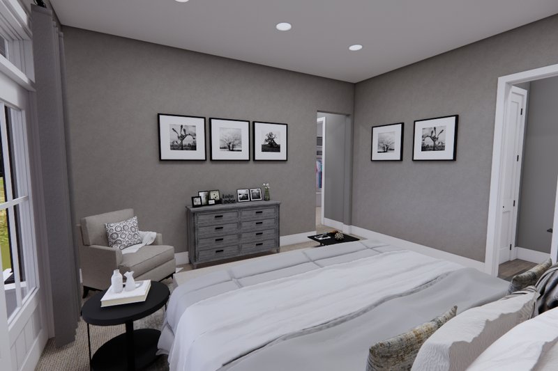 House Plan Design - Interior - Master Bedroom 1 for Farmhouse House Plan #51-1247 - 4 bed, 5 bath