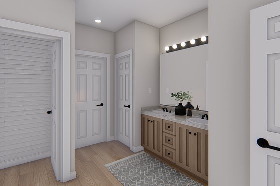 Interior - Master Bathroom for Craftsman House Plan #1060-134 - 4 bed, 2.5 bath