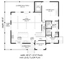 Traditional Style House Plan - 2 Beds 2 Baths 2323 Sq/Ft Plan #932-477 