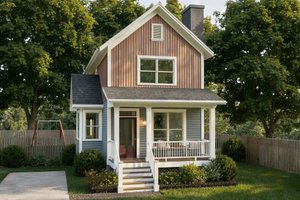 House Design - Craftsman Exterior - Front Elevation Plan #79-203