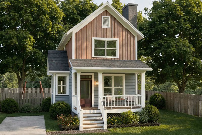 Home Plan - Craftsman Exterior - Front Elevation Plan #79-203