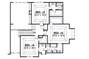 European Style House Plan - 4 Beds 3 Baths 4060 Sq/Ft Plan #67-300 