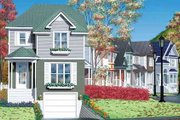 Victorian Style House Plan - 3 Beds 1.5 Baths 1747 Sq/Ft Plan #25-4228 