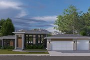 Contemporary Style House Plan - 3 Beds 2.5 Baths 2048 Sq/Ft Plan #1060-273 