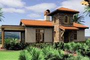 Mediterranean Style House Plan - 1 Beds 1 Baths 972 Sq/Ft Plan #48-284 