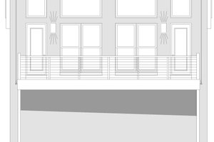 Exterior - Other Elevation 1 for Contemporary House Plan #932-286 - 1 bed, 1 bath