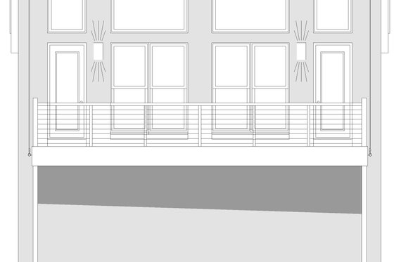 Exterior - Other Elevation 1 for Contemporary House Plan #932-286 - 1 bed, 1 bath