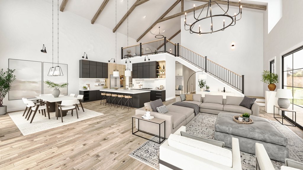 Interior - Other 1 for Farmhouse House Plan #54-687 - 3 bed, 2.5 bath