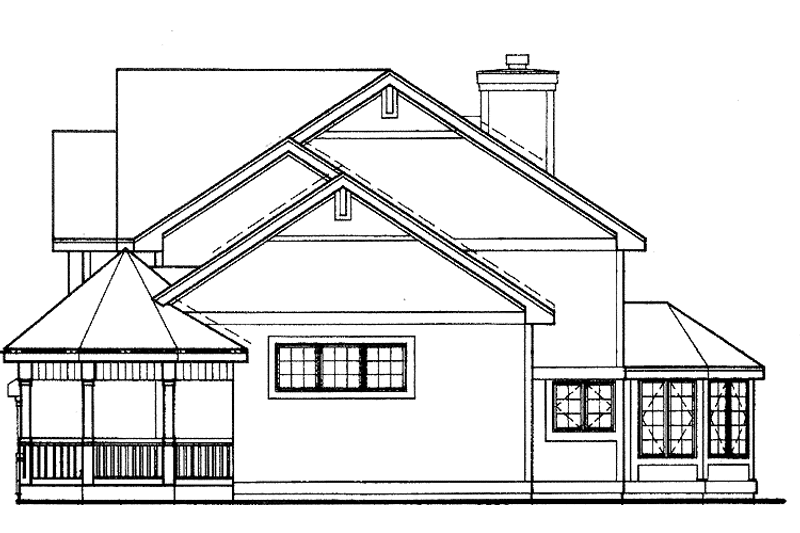 Home Plan - Floor Plan - Other Floor for Country House Plan #320-938 - 4 bed, 2.5 bath
