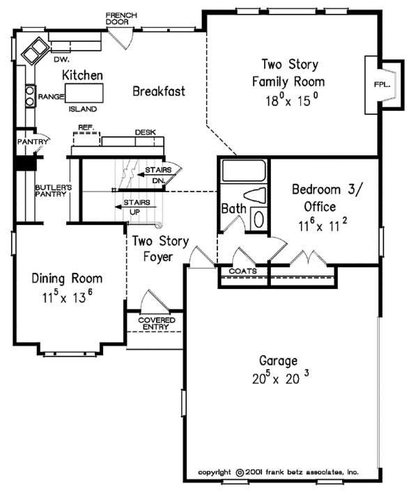 House Plan Design - Country Floor Plan - Main Floor Plan #927-829