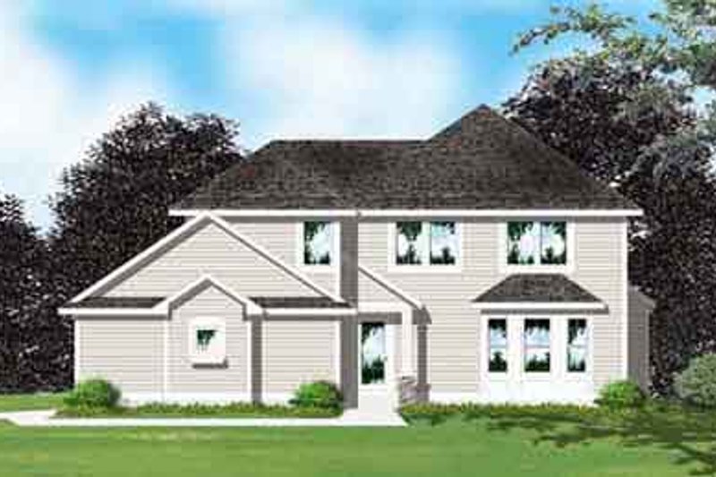 Traditional Style House Plan - 3 Beds 3 Baths 2033 Sq/Ft Plan #49-273