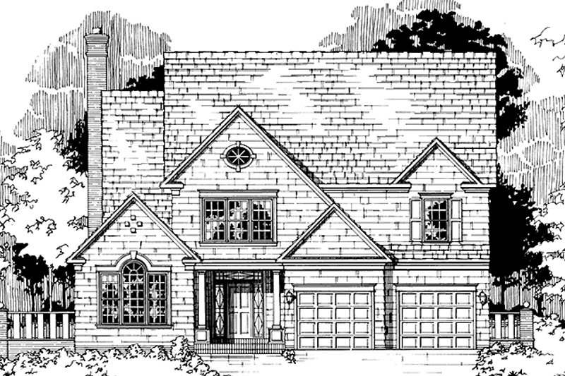 Architectural House Design - Craftsman Exterior - Front Elevation Plan #953-116