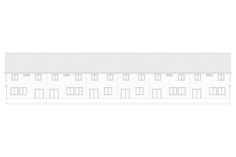 House Design - Exterior - Rear Elevation 1 for Farmhouse House Plan #1060-318 - 18 bed, 12 bath