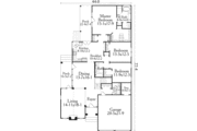 European Style House Plan - 3 Beds 2 Baths 2028 Sq/Ft Plan #406-224 