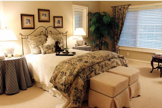Interior - Bedroom for European House Plan #928-65 - 4 bed, 5.5 bath