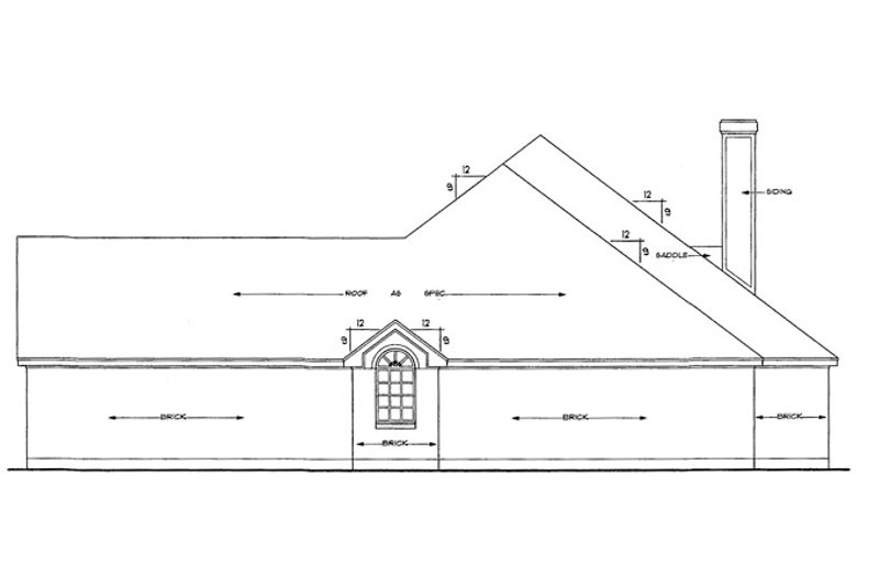 Dream House Plan - Floor Plan - Other Floor for Ranch House Plan #42-514 - 4 bed, 2 bath