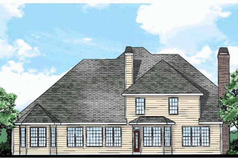House Plan Design - Exterior - Rear Elevation for Traditional House Plan #927-573 - 4 bed, 3.5 bath