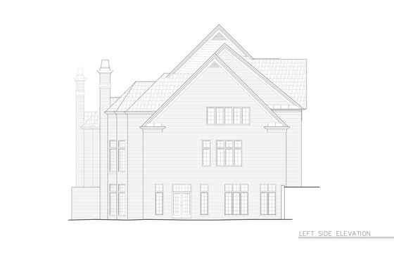 Exterior - Other Elevation for European House Plan #119-242 - 4 bed, 4.5 bath