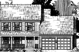 Dream House Plan - Exterior - Front Elevation for Country House Plan #953-16 - 3 bed, 2.5 bath