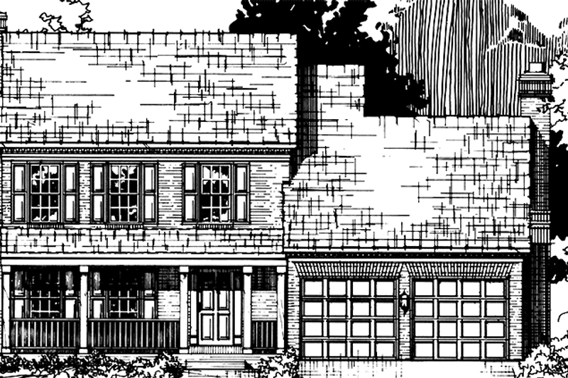Dream House Plan - Country Exterior - Front Elevation Plan #953-16