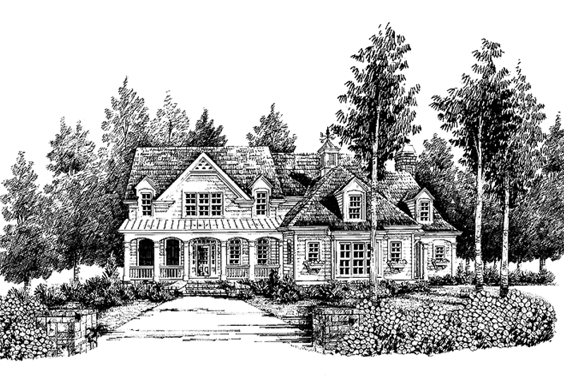 Home Plan - Exterior - Front Elevation 3 for Country House Plan #927-316 - 4 bed, 3.5 bath