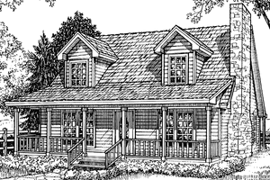Dream House Plan - Country Exterior - Front Elevation Plan #140-169