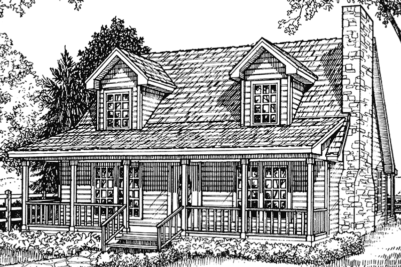 Home Plan - Country Exterior - Front Elevation Plan #140-169