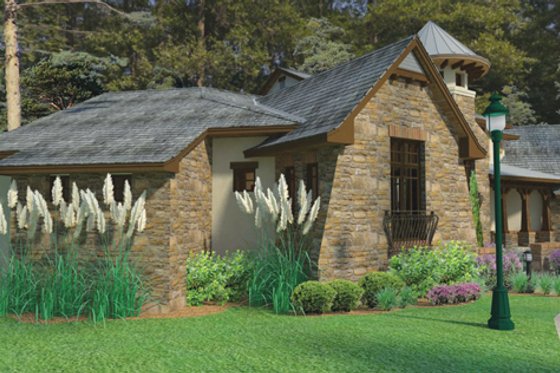 Exterior - Other Elevation 1 for Cottage House Plan #120-244 - 3 bed, 4 bath