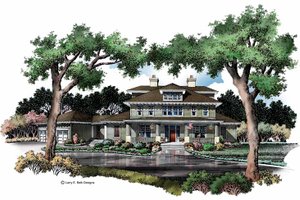 Home Plan - Craftsman Exterior - Front Elevation Plan #952-269