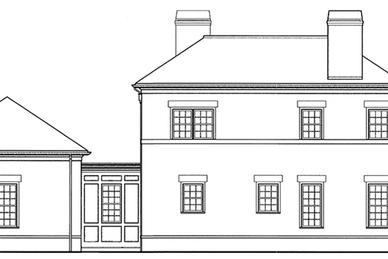 Dream House Plan - Exterior - Other Elevation 1 for Classical House Plan #992-1 - 3 bed, 2.5 bath