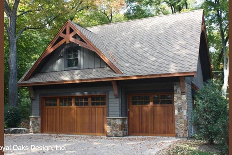 Architectural House Design - Exterior - Front Elevation 2 for Modern House Plan #51-1570, 0 bath