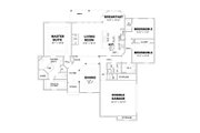 European Style House Plan - 3 Beds 2 Baths 2569 Sq/Ft Plan #34-237 