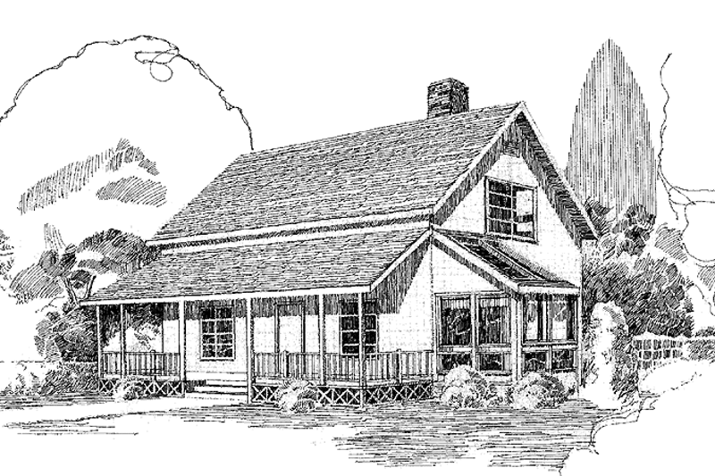 House Design - Traditional Exterior - Front Elevation Plan #60-894