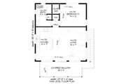 Country Style House Plan - 1 Beds 1 Baths 817 Sq/Ft Plan #932-1204 