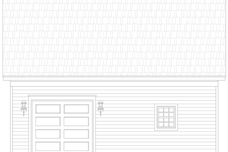 Dream House Plan - Exterior - Other Elevation 1 for Colonial House Plan #932-991, 0 bath