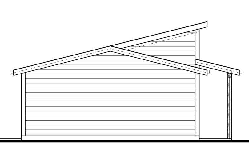 Home Plan - Exterior - Other Elevation 1 for Farmhouse House Plan #1073-42 - 1 bed, 1 bath