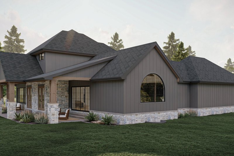 Home Plan - Exterior - Other Elevation 1 for European House Plan #455-635 - 4 bed, 3.5 bath
