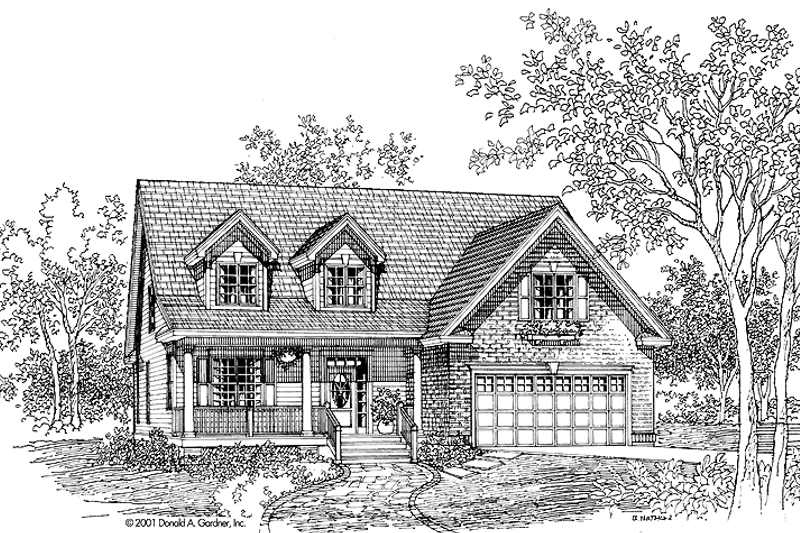 Dream House Plan - Exterior - Front Elevation 3 for Country House Plan #929-642 - 3 bed, 2.5 bath