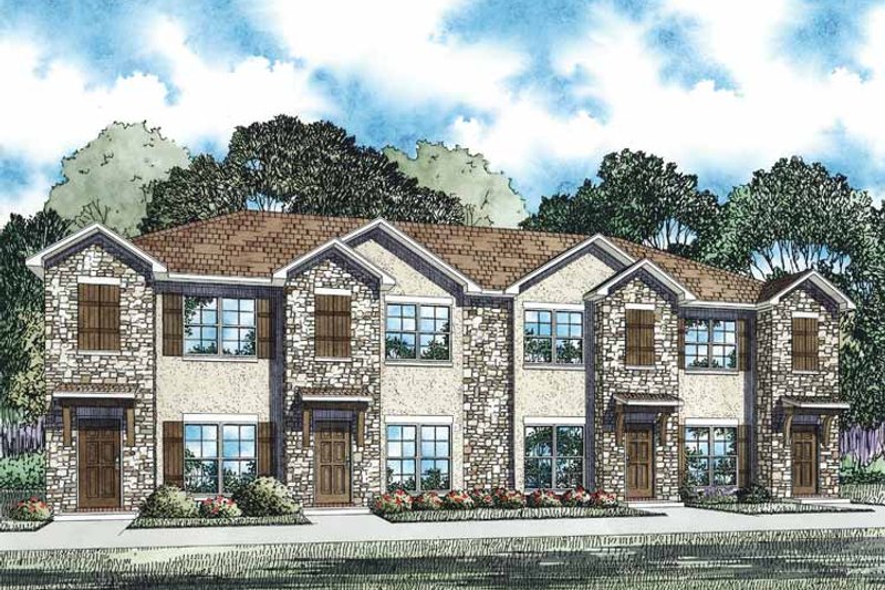 Architectural House Design - Traditional Exterior - Front Elevation Plan #17-3358