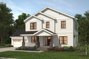 Traditional Exterior - Front Elevation Plan #497-20