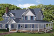 Colonial Style House Plan - 3 Beds 3 Baths 4808 Sq/Ft Plan #1061-6 